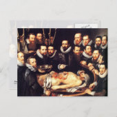 Anatomy Lesson of Dr. Willem van der Meer Briefkaart (Voorkant / Achterkant)