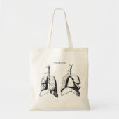 Anatomy Lungs Tote Bag (Voorkant)
