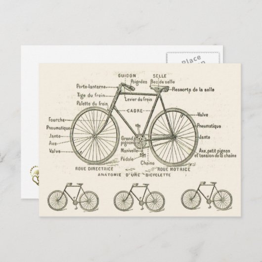 Anatomy of a Bicycle Briefkaart (Voorkant / Achterkant)