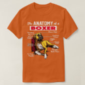 Anatomy of a Boxer Dog  - Funny  for Boxer lover  T-shirt (Design voorkant)