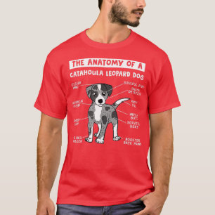 Anatomy Of A Catahoula Leopard Dog Catahoula L T-shirt