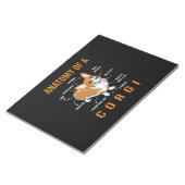 Anatomy of a Corgi Funny Dog Notitieblok (Schuin)