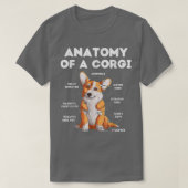 Anatomy of a Corgi T-shirt (Design voorkant)