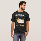 Anatomy Of A Furry Potato Guinea Pig  Clothing 1 T-shirt (Voorkant volledig)