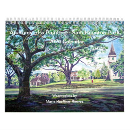 Anatomy of a Painting:  Sam Houston Park 2026 Kalender