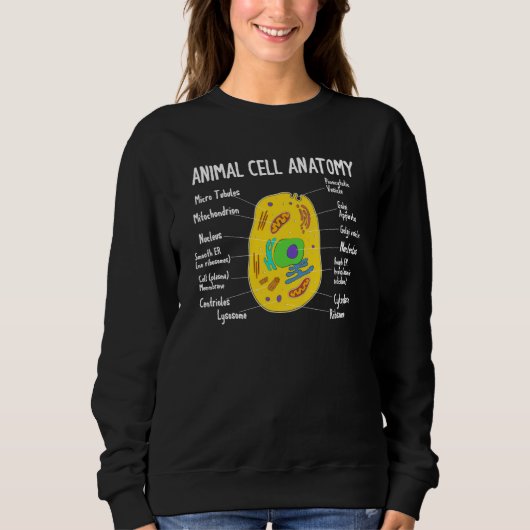 Anatomy Of Animal Cell Biology Biologist Science S Trui (Voorkant)