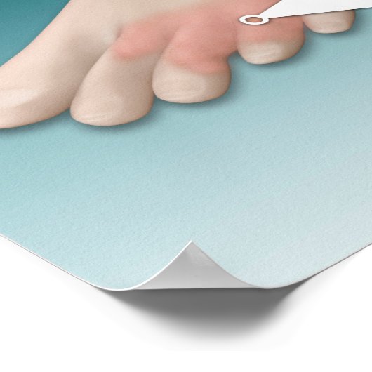 Anatomy Of Foot Fungus With Microscopic Close-Up Poster (Hoek)