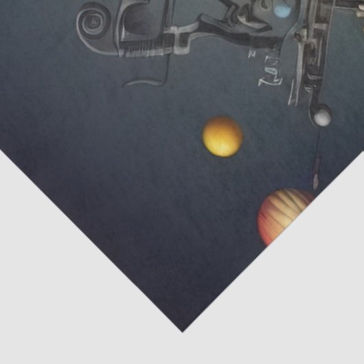 Anatomy of Music Series Design 10 Tissuepapier (Detail)