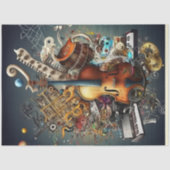 Anatomy of Music Series Design 10 Tissuepapier (Voorkant)