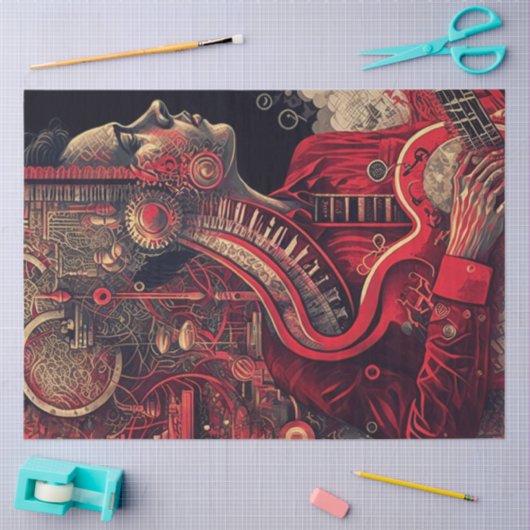 Anatomy of Music Series Design 12 Tissuepapier (Craft)