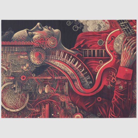 Anatomy of Music Series Design 12 Tissuepapier (Voorkant)