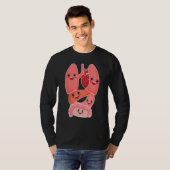 Anatomy Physiology Heart Lungs Vital Organs Illust T-shirt (Voorkant volledig)