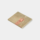 ANATOMY SKELETON BOTTEN SKELETON SPIEREN HUMAN ANA POST-IT® NOTES (Schuin)