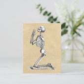 Anatomy Skeleton Illustratie Briefkaart (Staand voorkant)