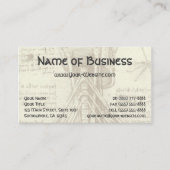 Anatomy Sketch of Spinal Column Leonardo da Vinci Visitekaartje (Voorkant)