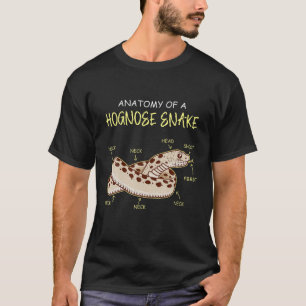 Anatomy Snake Hook-Nosed Snake Natter Hognose Snak T-shirt