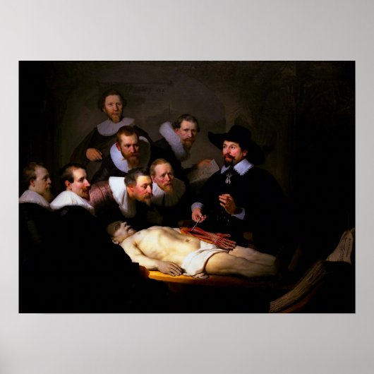 ANATOOMY LESSON - REMBRANDT - 1632 POSTER (Voorkant)