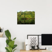 Anavilhanas, Amazonas, Brazilië. Regenwoud rivier Poster (Thuiskantoor)