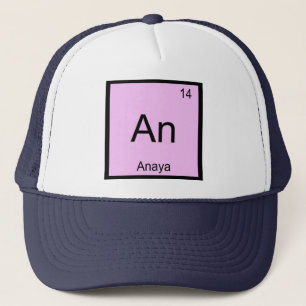 Anaya Naam Chemie Element Periodiek Systeem Trucker Pet