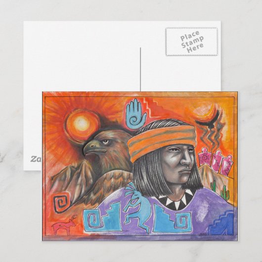 AnayaWari Ancestor Briefkaart (Voorkant / Achterkant)