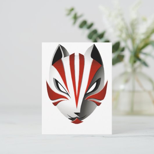 Anbu Mask Kakashi Briefkaart (Staand voorkant)