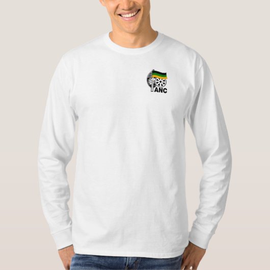 ANC logo lange hoes T-shirt (Voorkant)