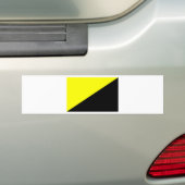 Ancap Anarchocapitalist Flag Bumpersticker (Op auto)