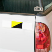 Ancap Anarchocapitalist Flag Bumpersticker (Op Truck)