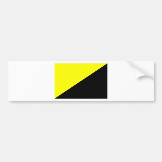 Ancap Anarchocapitalist Flag Bumpersticker (Voorkant)