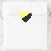 Ancap Anarchocapitalist Flag Hart Sticker (Tas)