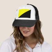 Ancap Anarchocapitalist Flag Trucker Pet (In situ)
