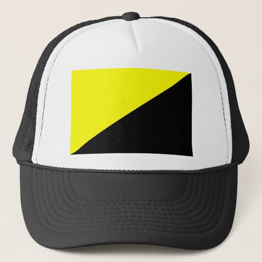 Ancap Anarchocapitalist Flag Trucker Pet (Voorkant)