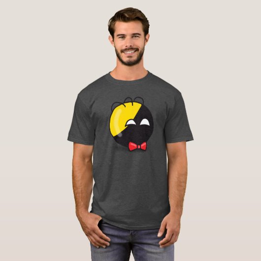Ancap ball Polandball schattige memo rode boog T-shirt (Voorkant volledig)