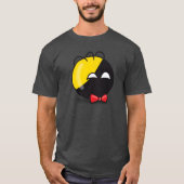 Ancap ball Polandball schattige memo rode boog T-shirt (Voorkant)