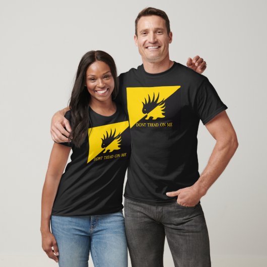 Ancap Porcupine Gadsden Flag Parody Don&X27;T Trea T-shirt (Unisex)