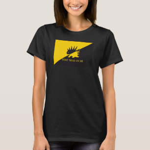 Ancap vlag Porcupine logo Gadsden vlag parodie mem T-shirt