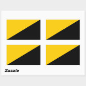 AnCap-vlag Rechthoekige Sticker (Vel)