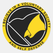 AnCap Vrijwilligerswerk Stickers (Voorkant)