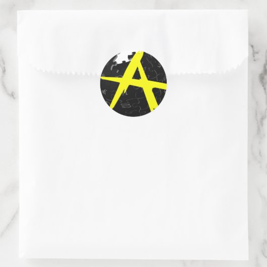 AnCap Wiki Ronde Sticker (Tas)