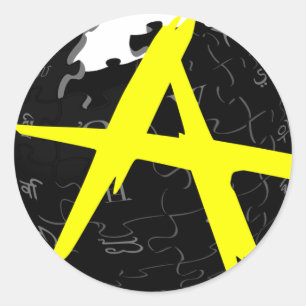 AnCap Wiki Ronde Sticker