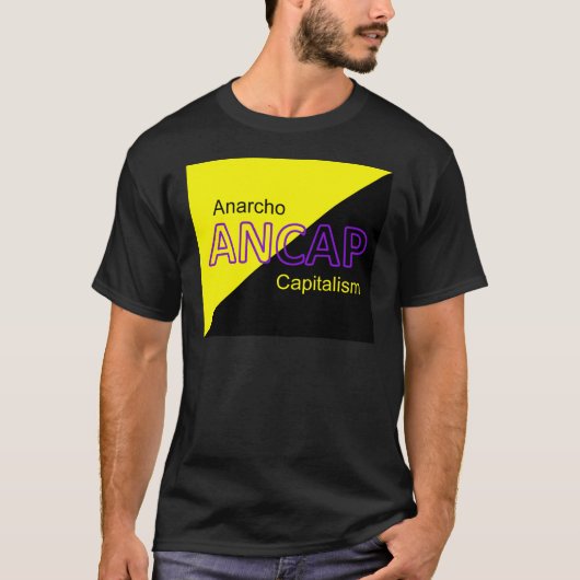 ANCAP Yellow and Black Flag T-shirt (Voorkant)