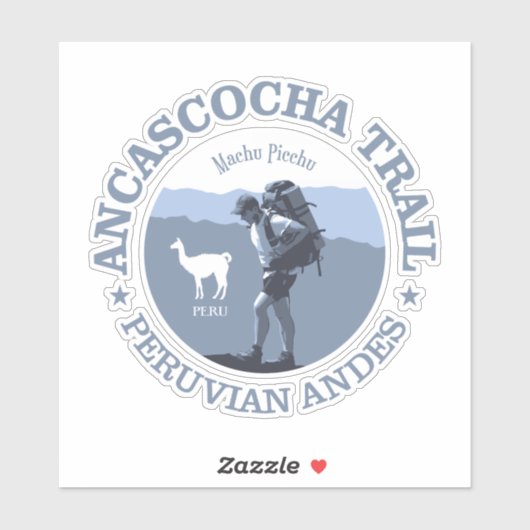 Ancascocha Trail (BG) Sticker (Vel)