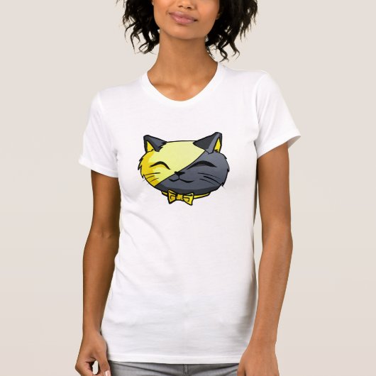 AnCat Anarchyball T-Shirt - AnCap Black and Yellow (Voorkant)