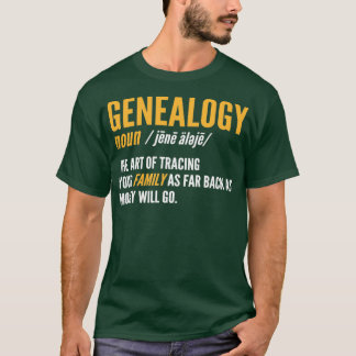 Ancesie voor genealogisten Definitie van T-shirt