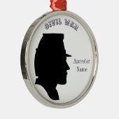 Ancestor voor de burgeroorlog metalen ornament (Rechts)