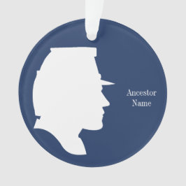 Ancestor voor de burgeroorlog ornament