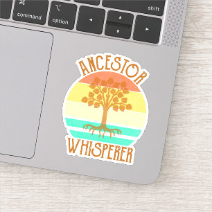 Ancestor Whisperer Genealogie Sticker
