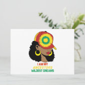 Ancestors Wildest Dreams Black History Maand Kaart (Staand voorkant)