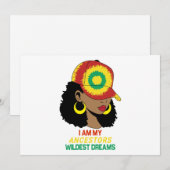 Ancestors Wildest Dreams Black History Maand Kaart (Voorkant / Achterkant)