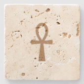 Anch – Lebensschlüssel Stenen Onderzetter (Voorkant)